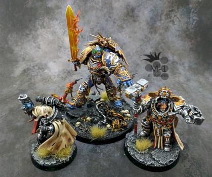 Triumvirate of Primarchs by malinek28