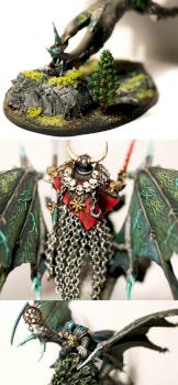 Chaos Lord on Manticore by Deadrofil