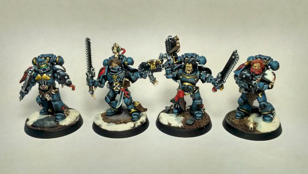 Space wolves Grey Hunters by Scotlandec