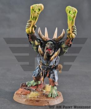 Warhammer Age of Sigmar Destruction Ironjaws Warchanter by hmpaintworkshop