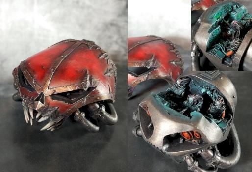 Chaos Reaver titan head by Daigoro