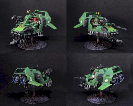 (Warhammer 40 000 - Space Marines) Salamanders Land Speeder by Alex Fox