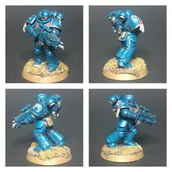 Alpha Legion Primaris Intercessors Marine by Eternalhero1983
