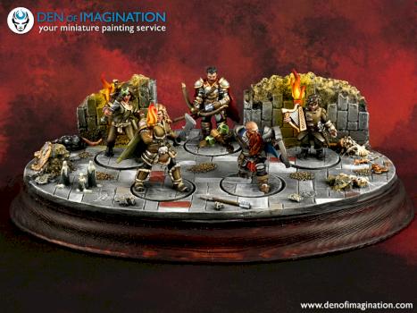 Dungeons and Dragons Party (HeroForge) by DEN of IMAGINATION