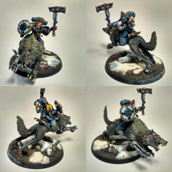 Space Wolves Thunderwolf Cavalry by Scotlandec