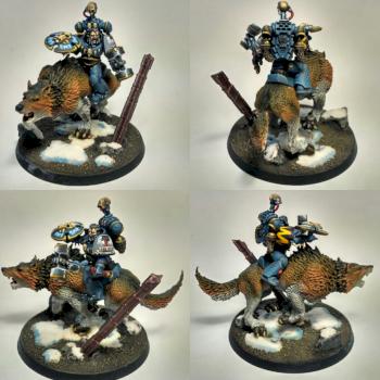 Space Wolves Thunderwolf Cavalry by Scotlandec