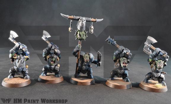 Warhammer Age of Sigmar Destruction Ironjaws Ardboys by hmpaintworkshop