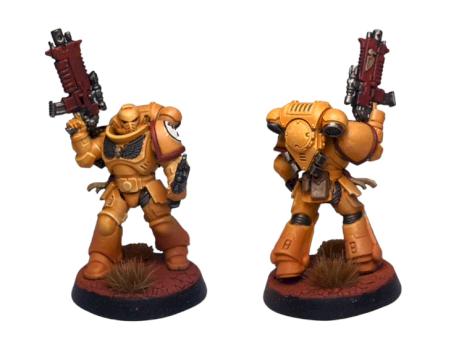 Imperial Fists Primaris Marine by Nana, Age 7 by haedrin