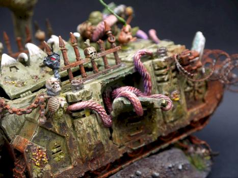 Nurgle Death Guard Rhino by Immersive_World_Crafter