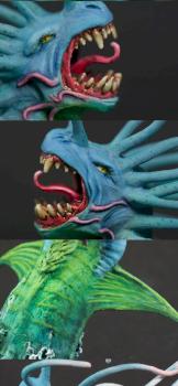 Sea serpent from Blood Rage by Teusz