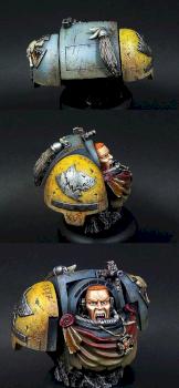 SPACE WOLF  TERMINATOR BUST by Koumoutsas