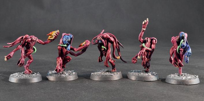 Warhammer Chaos Pink Horrors by hmpaintworkshop