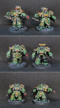 (Warhammer 40 000 - Space Marines) Salamanders Centuriones by Alex Fox