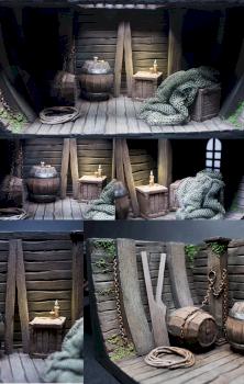 La Stiva - Inside a pirate ship by Alice