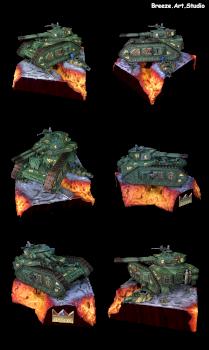 Macharius Vanquisher super heavy tank by breezezhu90