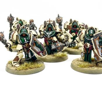 Deathwing Knights, some of the earliest miniatures I've painted. by Cloudminiatures