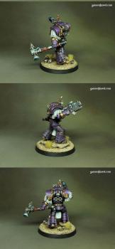 Emperor's Children Praetor in Cataphractii Terminator Armour by Game of Travel
