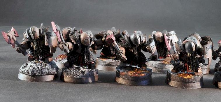 Age of Sigmar- Azgorh – Chaos Dwarf Infernal Guard Ironsworn by hmpaintworkshop