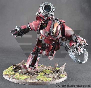 Warhammer 40k Mechanicum Thanatar Siege-Automata by hmpaintworkshop