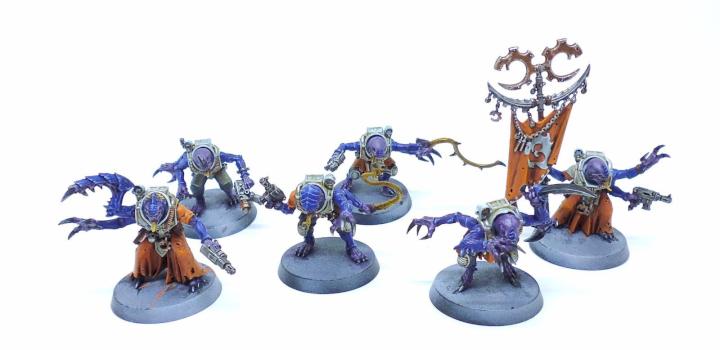 Genestealer Cult Hybrid Metamorphs and Acolyte Iconward by frenchi861