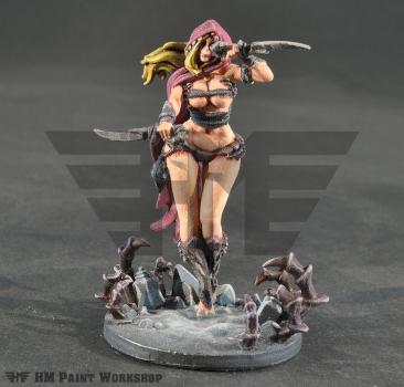 Kingdom Death Monster Silk Assassin Survivor by hmpaintworkshop