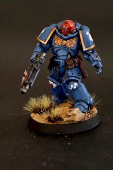 Sergent interceptor Space Marines Primaris Ultramarines by Nopaintnogame