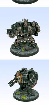 Space Marine Black Templars Dreadnaught by Brokenblade