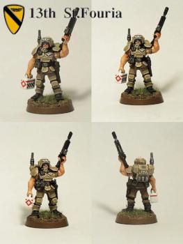 Imperial Guard Medic in Carapace Armour by unruler