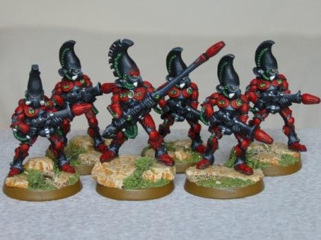Eldar Fire Dragon squad by nels0nmac