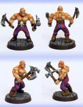 Overmuscled mercenary by Michal