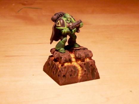 Salamander Space Marine by poisonarrow