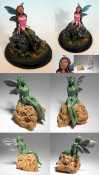 Fairy - self sculpt (painted version) by Bren