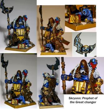 Possessed Tzeentch Slaughtermaster / Butcher by Corai