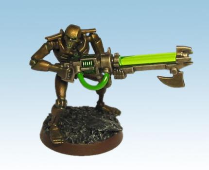 Necron warior (bronze) by Brother Captain