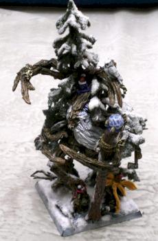 Wood Elf's New Year tree- Santa Claus by Eleorn