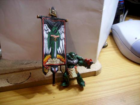 Dark Angels Banner Bearer by madpainter