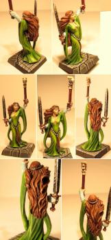 Bretonnia bretonnian damsel sorceress by Lunatic