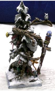 Wood Elf's New Year tree- Santa Claus by Eleorn