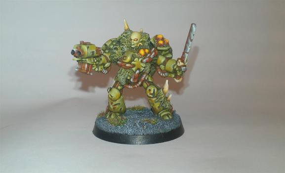female Nurgle Terminator by Christiancollett