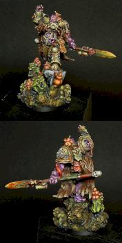 NURGLE CHAOS MARINE SORCERER by przemo