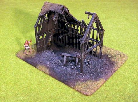 Burnt out barn by TrickRick