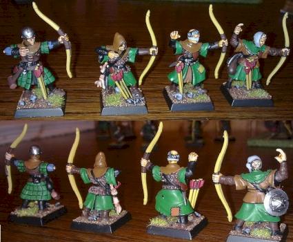 Bowmen of Bergerance - bretonnian special unit by xsasis