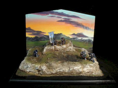 Space Marine Diorama by DHoffmann