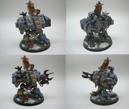 Space Wolves Venerable Deadnought by Nachomon