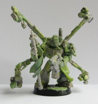 Space Marine Techmarine in full servo-harness by LeonDerKade