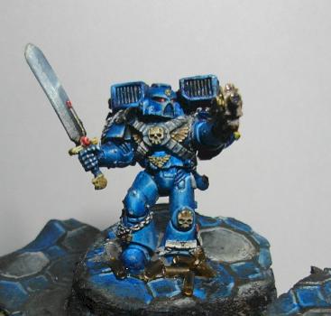 Ultramarine Vanguard Veteran by KingofEdoras