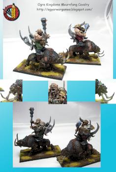 Ogre Kingdoms Mournfang Cavalry by agyar