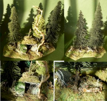 Forêt d'épinettes by scramasaxe