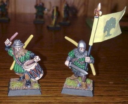 Bretonnian bowmen of bergerance command group by xsasis