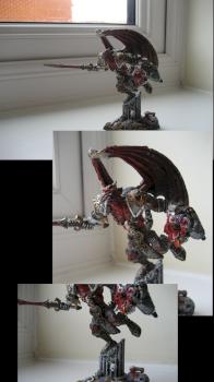 Daemon Prince /w decapitated High elf by Abuse14